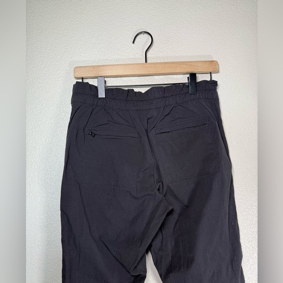 Athleta Trekkie Paper Bag Black Pant 4 - Picture 5 of 10